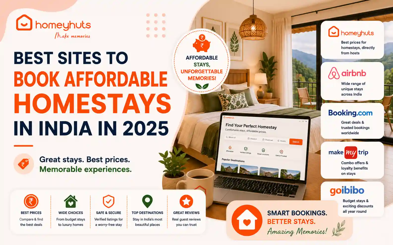 Best Sites to Book Affordable Homestays in India in 2025