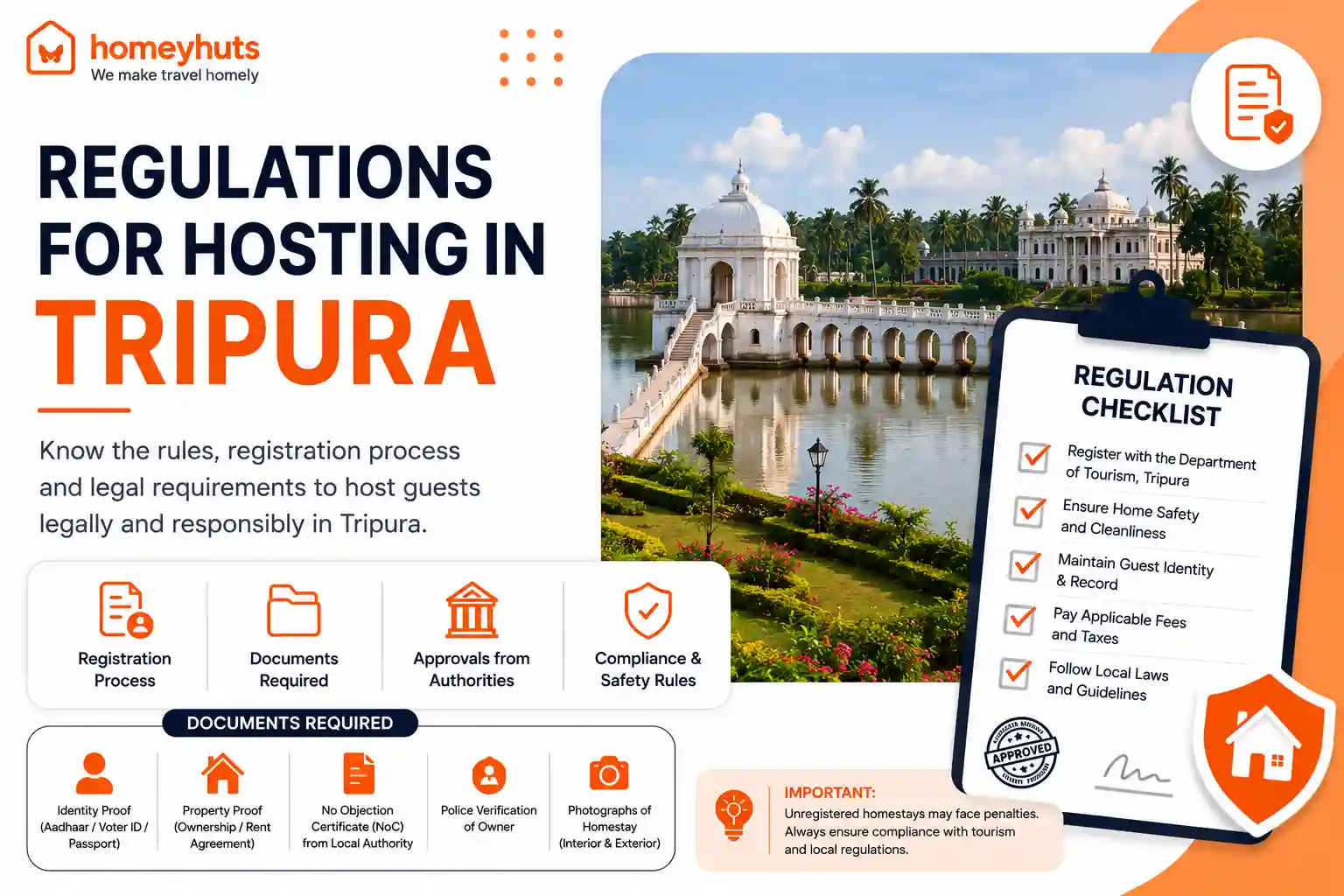 Regulations for Hosting in Tripura 