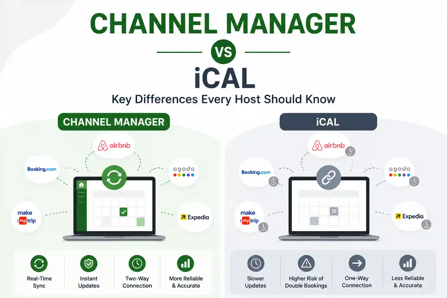 Channel Manager vs iCal: What's the Difference?