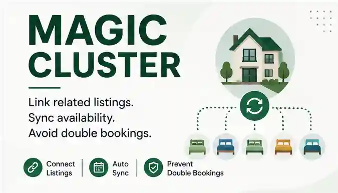 Magic Cluster: Link Multiple Listings & Prevent Double Bookings