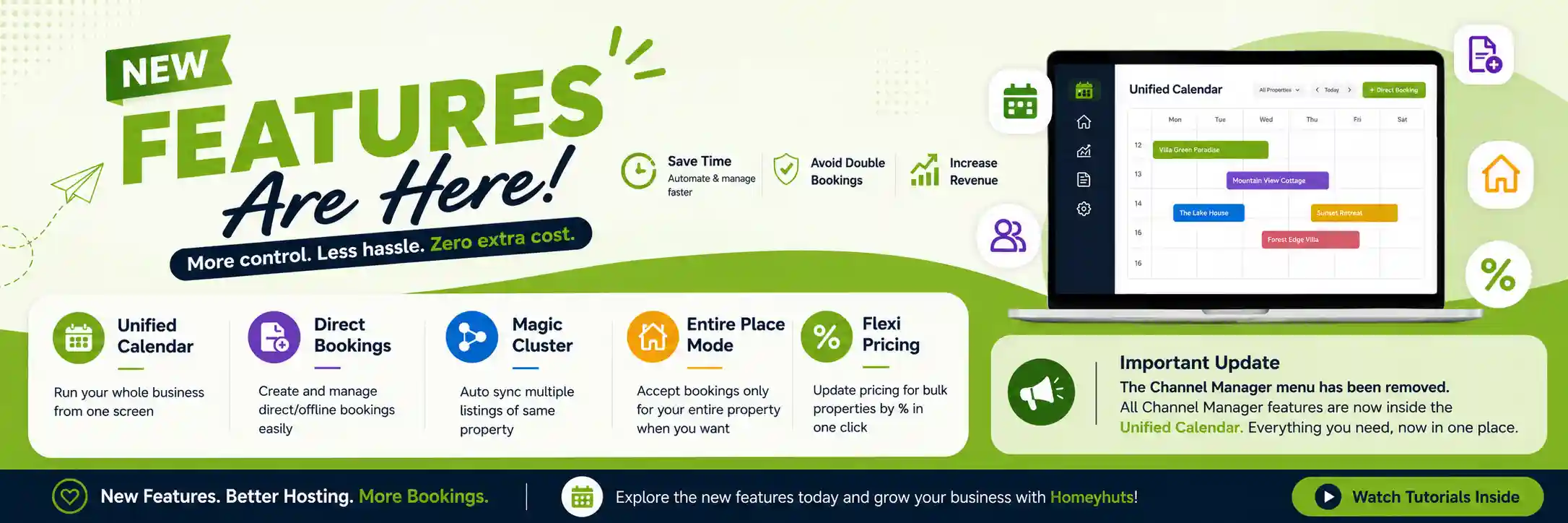 New Features Launch: Manage Your Entire Homestay Business from One Screen