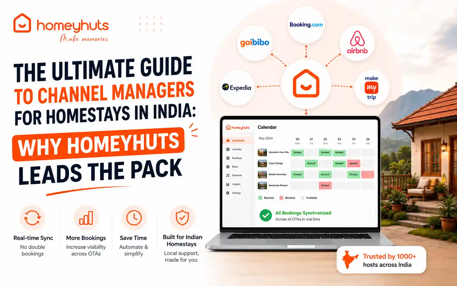 The Ultimate Guide to Channel Managers for Homestays in India: Why Homeyhuts Leads the Pack