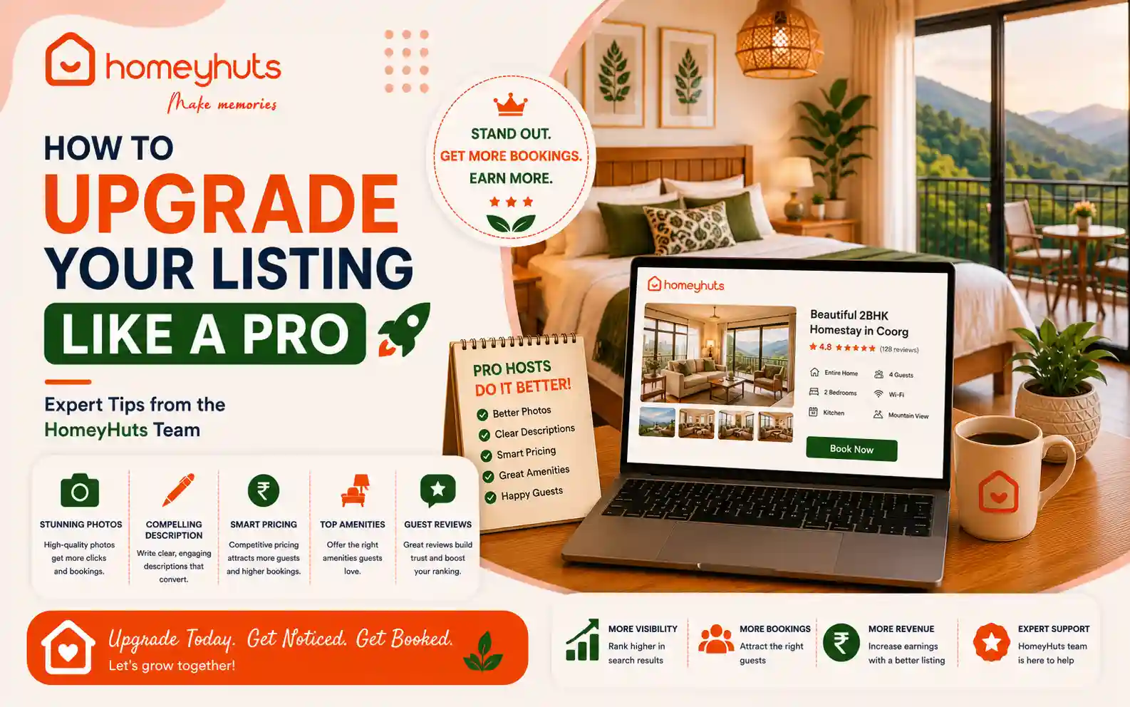 How to Upgrade Your Listing Like a Pro: Expert Tips from the HomeyHuts Team