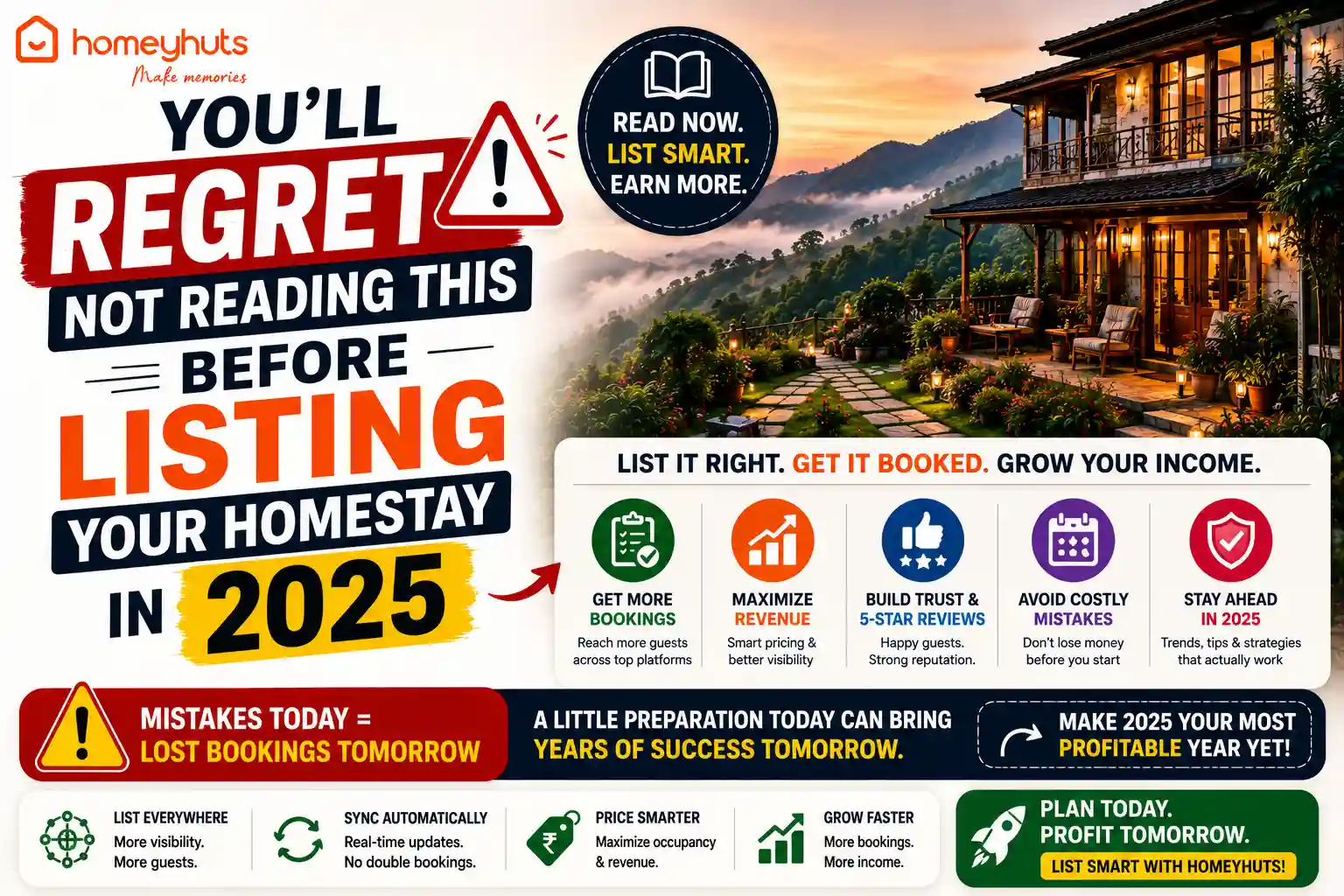 You’ll Regret Not Reading This Before Listing Your Homestay in 2025