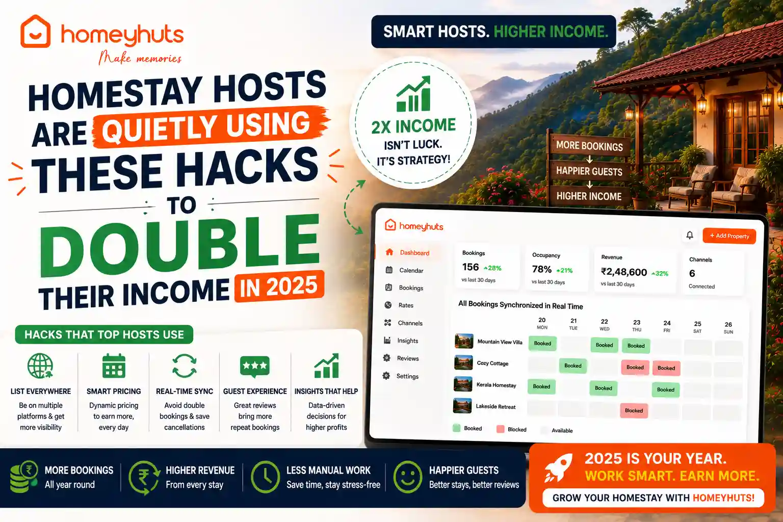 Homestay Hosts Are Quietly Using These Hacks to Double Their Income in 2025