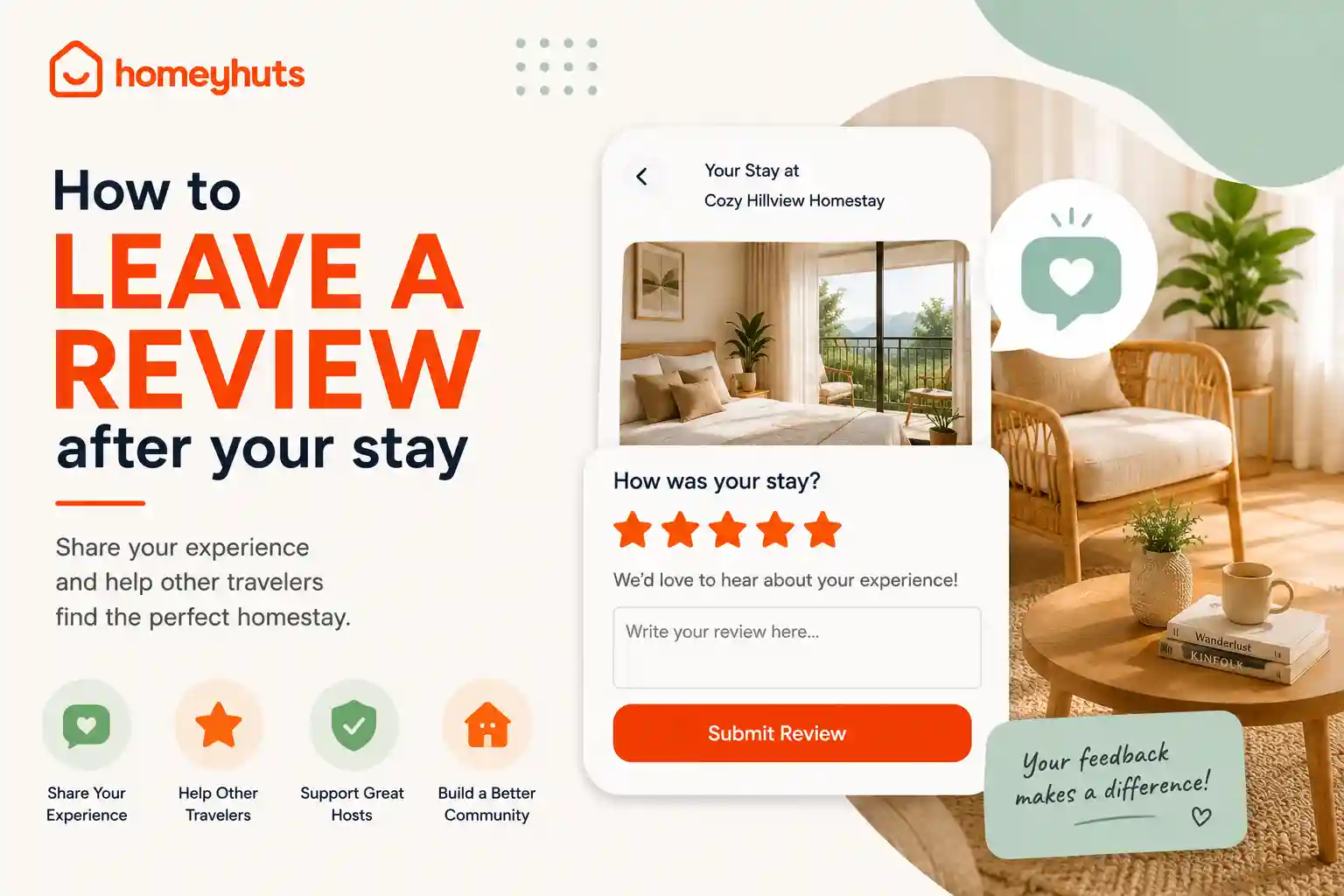 How to Leave a Review After Your Stay