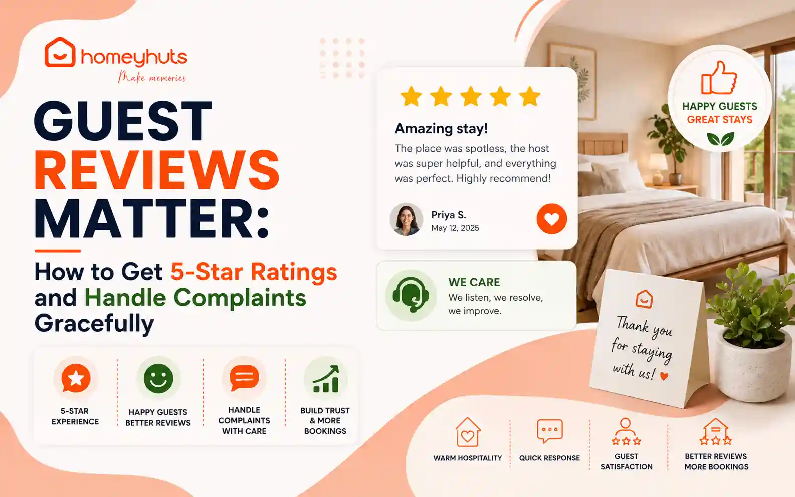 Guest Reviews Matter: How to Get 5-Star Ratings and Handle Complaints Gracefully