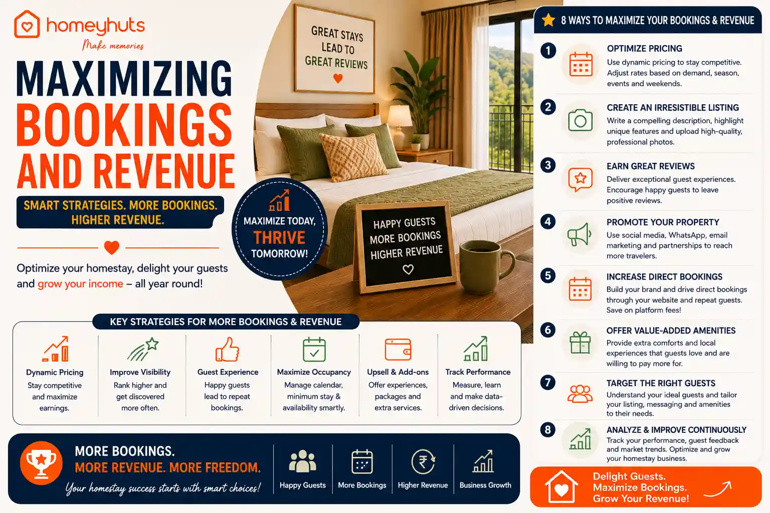 Maximizing Bookings and Revenue