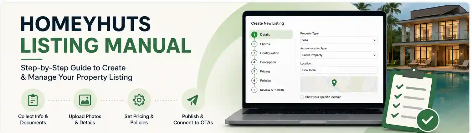 Homeyhuts Listing Manual: Create & Publish Your Propert
