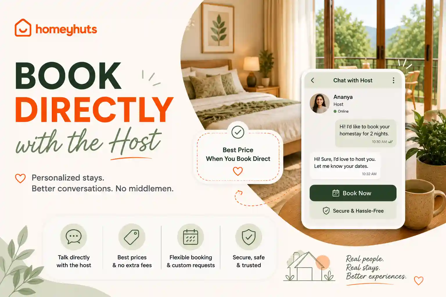 Book Directly with the Host