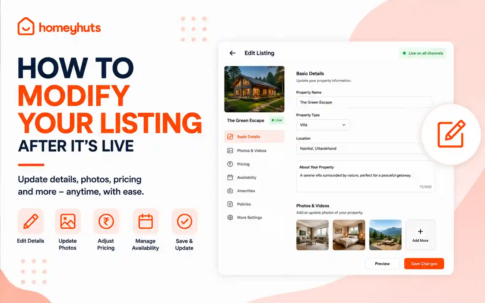How to Modify Your Listing After It's Live