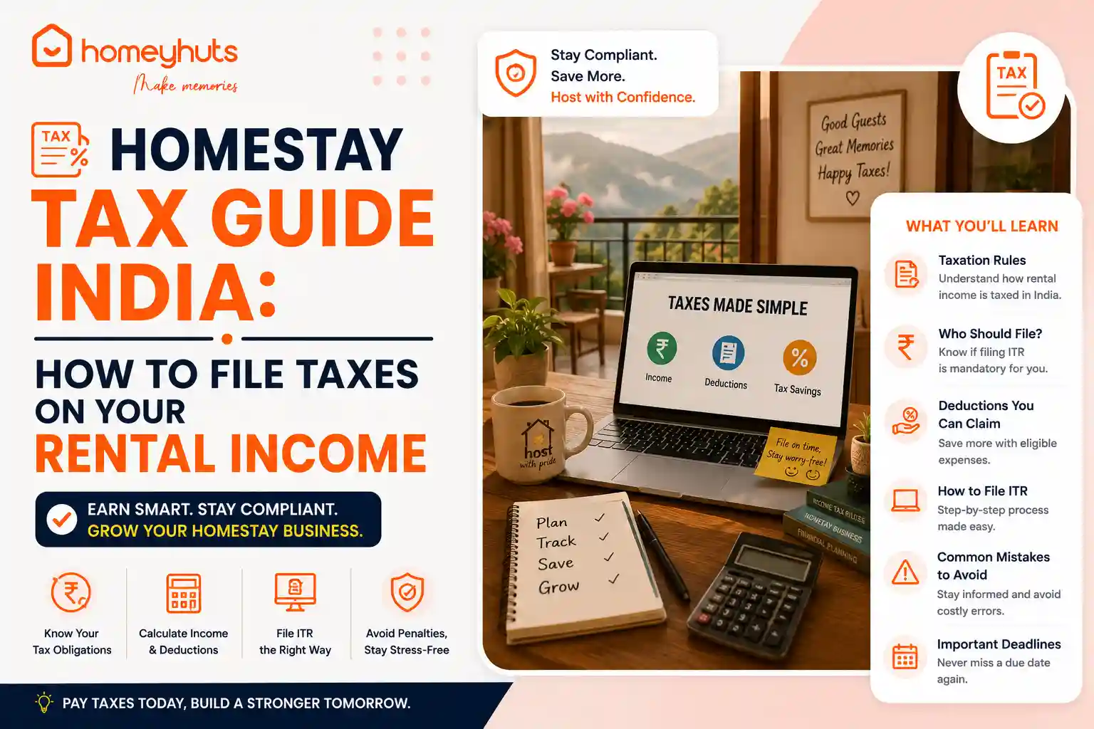 Homestay Tax Guide India: How to File Taxes on Your Rental Income