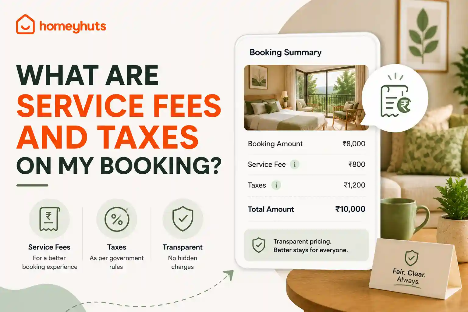 What Are Service Fees and Taxes on My Booking?